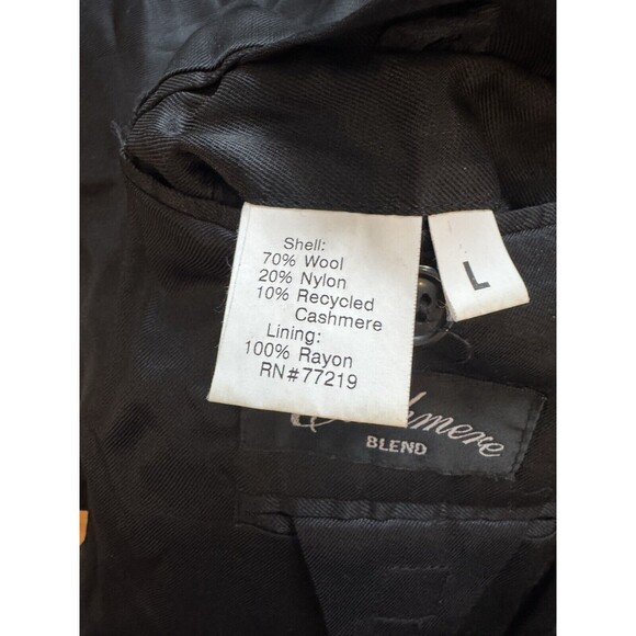 Men's Black Bomber Jacket - Picture 9 of 9